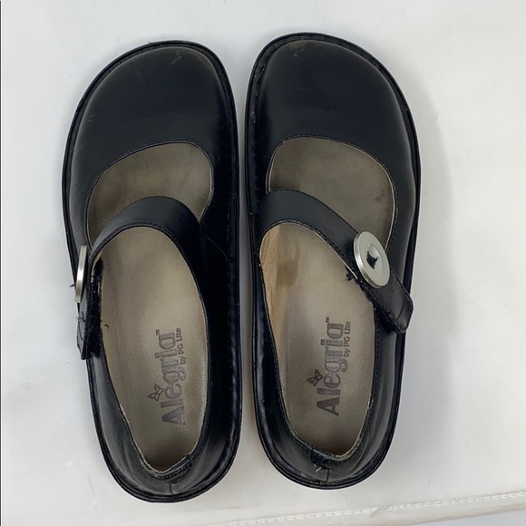 Algeria black Mary Jane shoes sz 38 - Picture 3 of 8